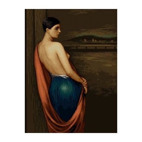 En la Ribera Julio Romero de Torres punto de cruz