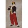 El pífano punto de cruz Manet