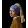 La joven de la Perla punto de cruz Veermer